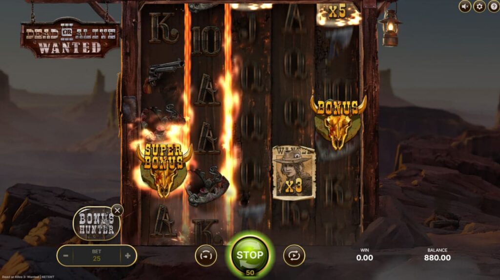 Dead or Alive Wanted slot